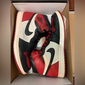 Jordan 1 Retro High OG Bred Toe 2018 Size 11
